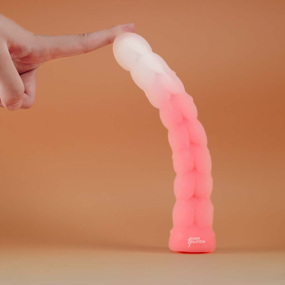 Pinkpunch PEACARON 3D Vibrating Dildo