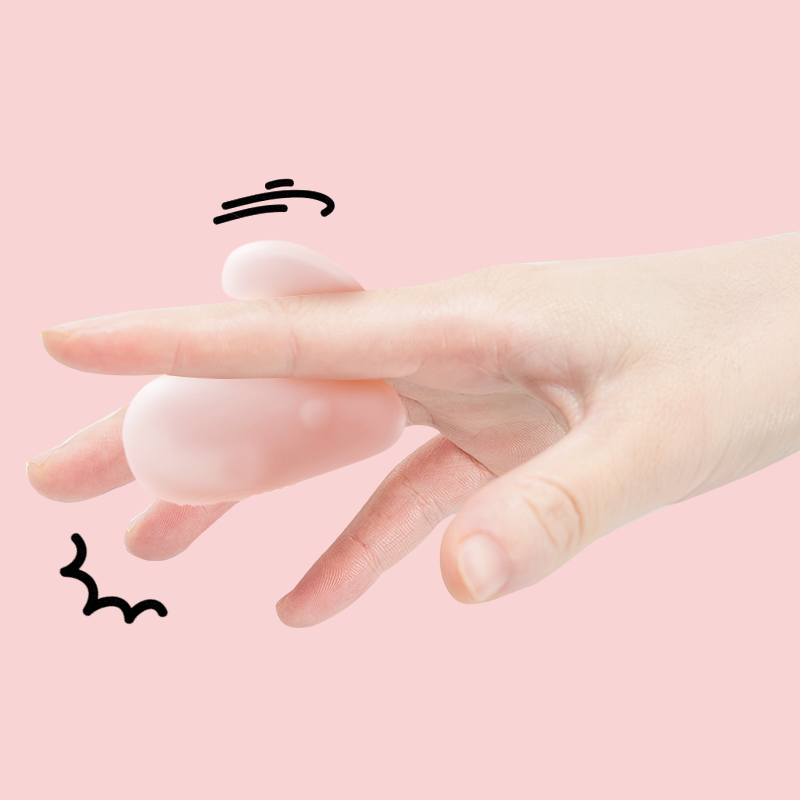 OROK Allomyrina Fingervibrator, ultraweich, tragbar, neckisches Spielzeug