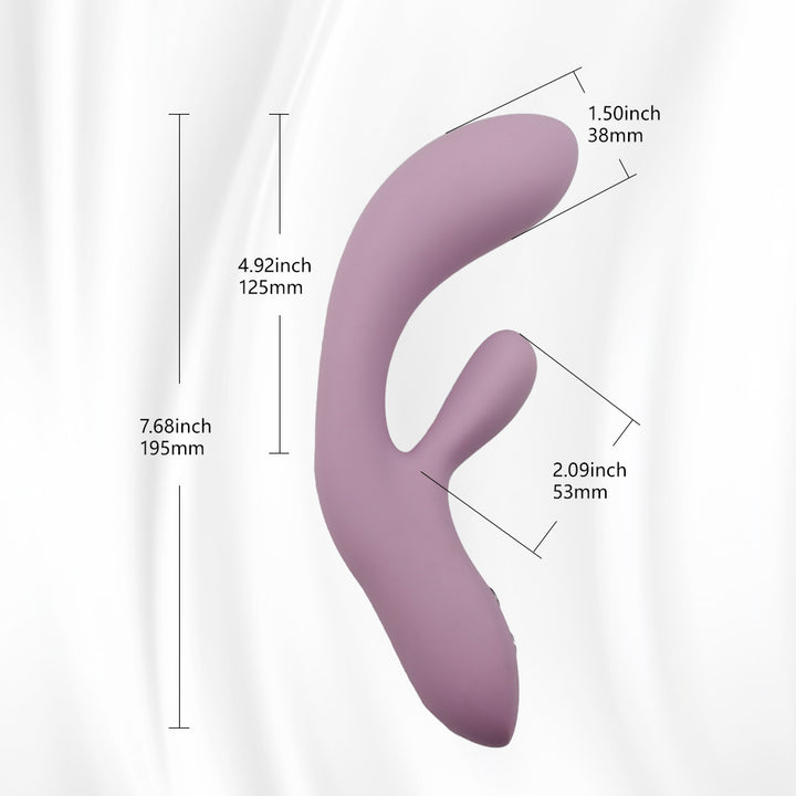 Purple Double Motor Rabbit Vibrator