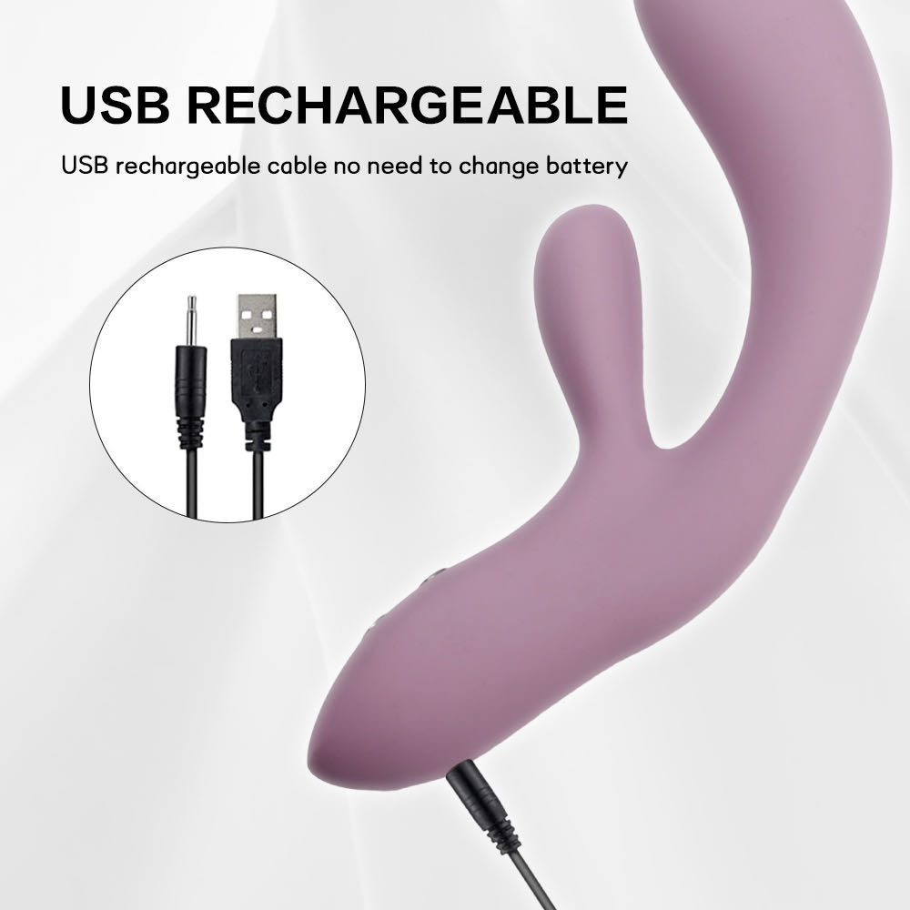 Purple Double Motor Rabbit Vibrator